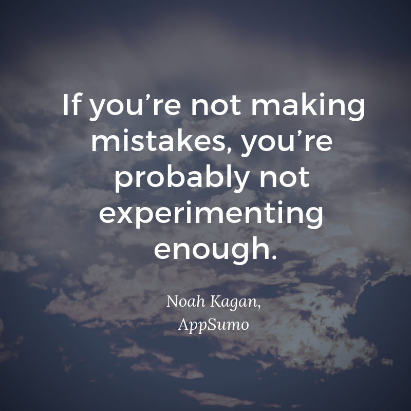 Not making mistakes