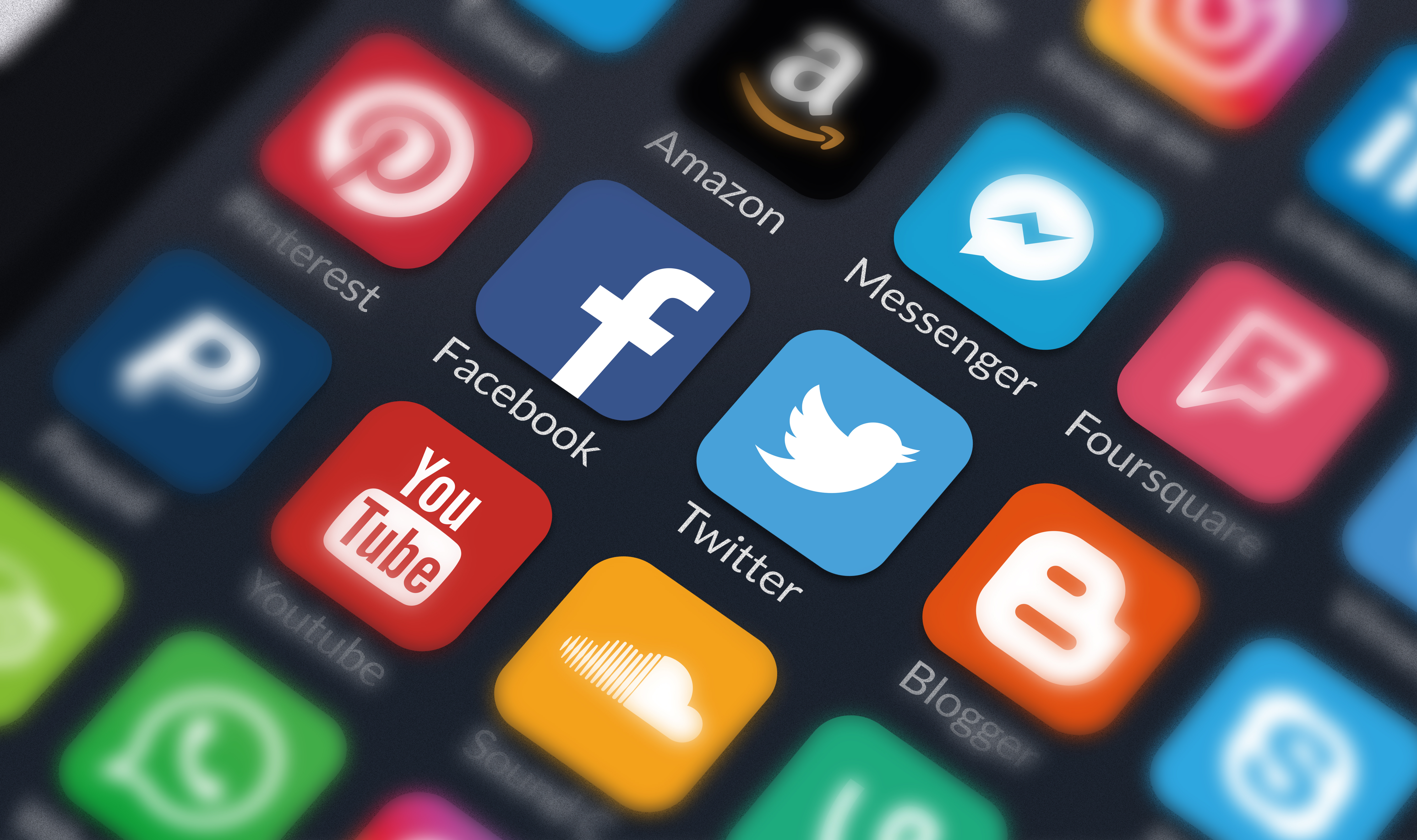 applications social media on smart phone
