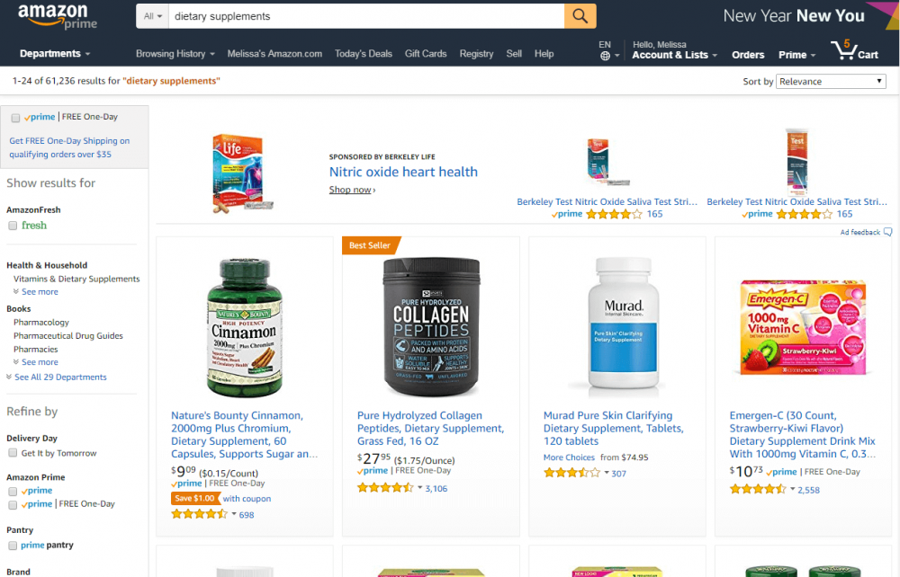 Supplements Sales in 2018 Is the future digital?