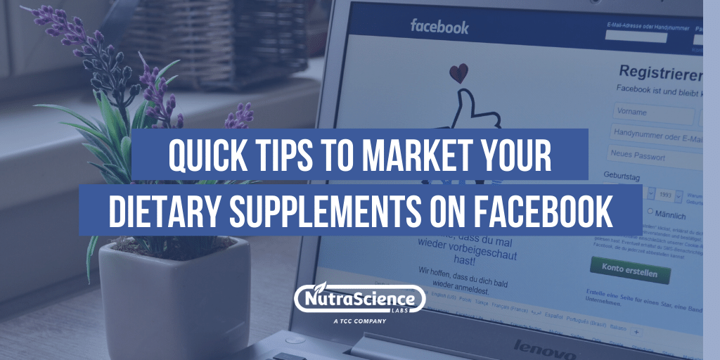 Quick Tips To Market Your Supplements On Facebook