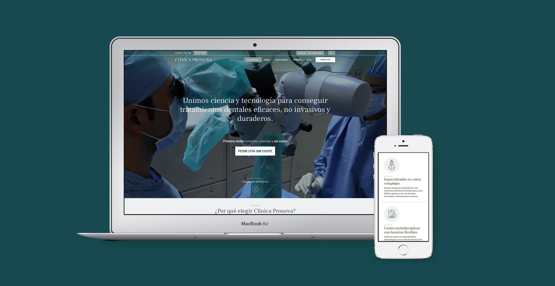 responsive web for clinics