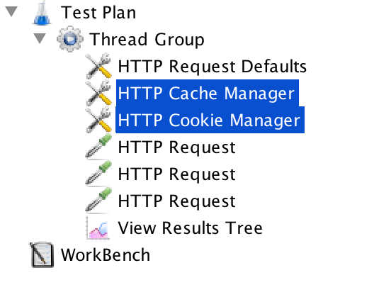 learn to use JMeter elements. Read about the HTTP Cache Manager and HTTP Cookie Manager