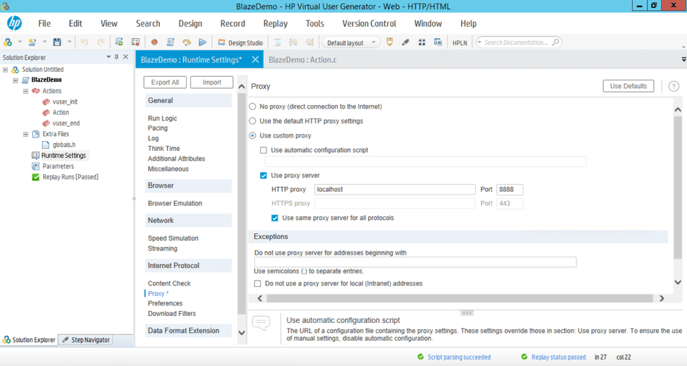 loadrunner jmeter configuration