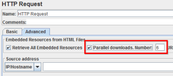 parallel downloads in jmeter
