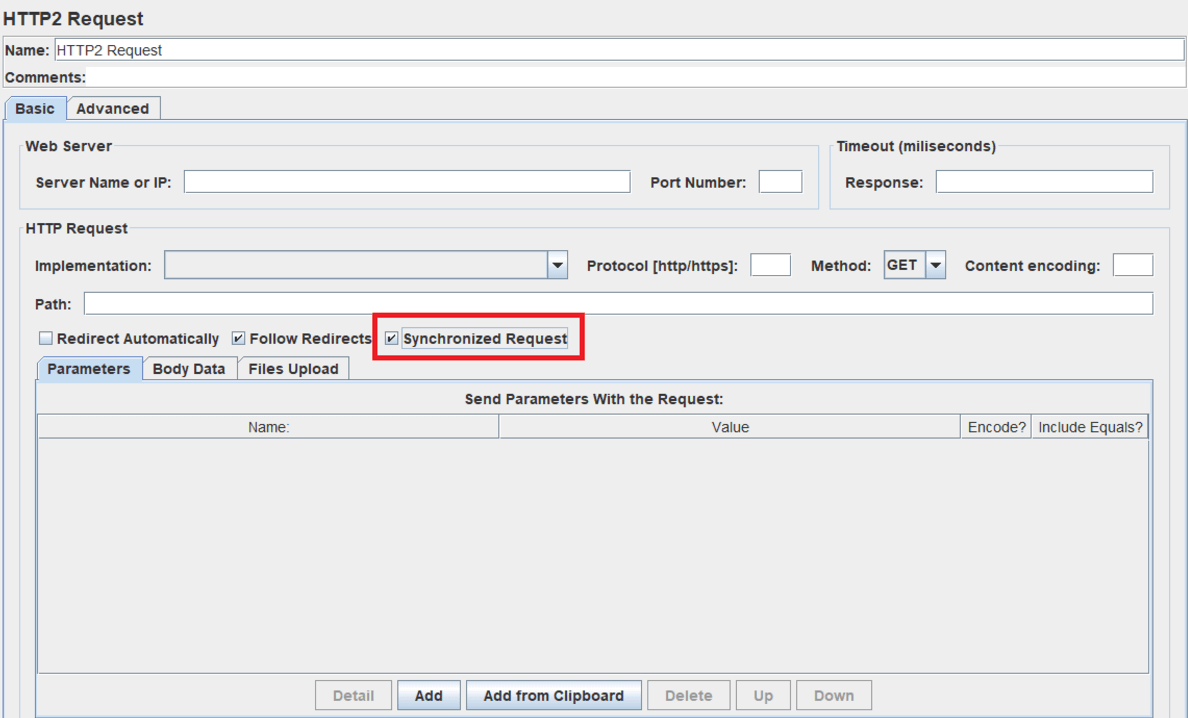 performance testing http2 jmeter