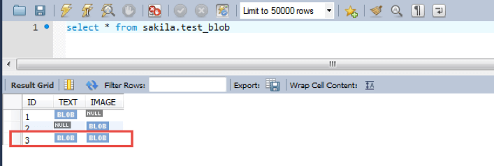 blob testing analysis