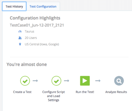 Configure your tests