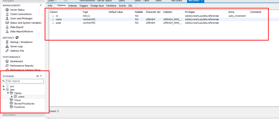 test database for sqlectron