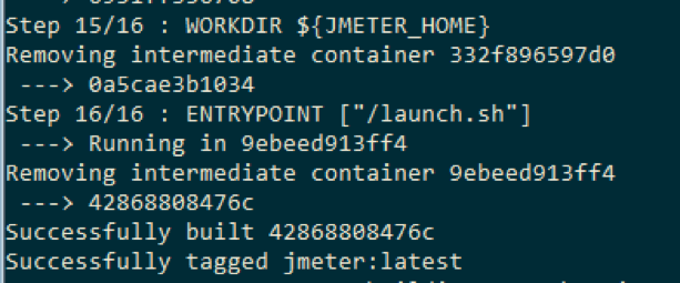 how can i run jmeter from a docker image