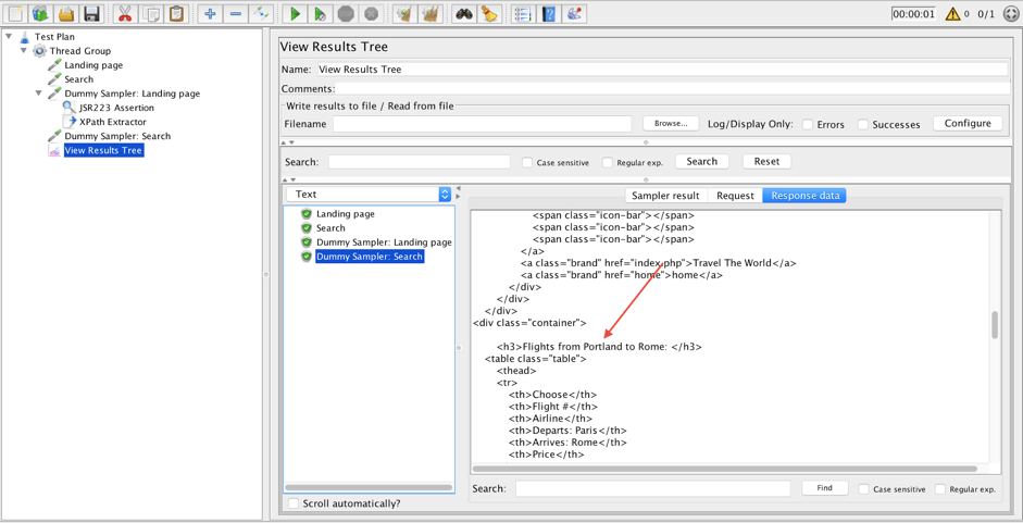 dummy sampler in jmeter script learn how