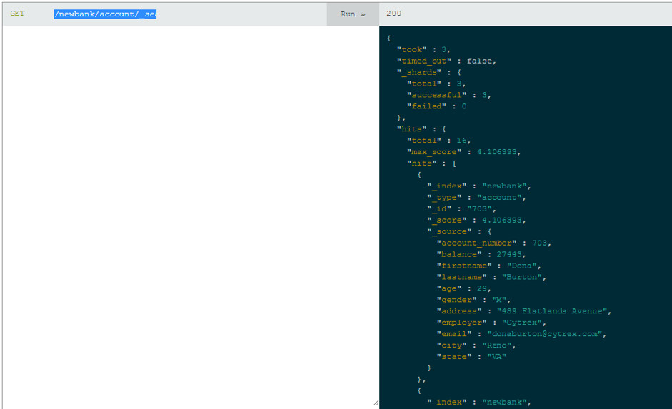 running a jmeter load test on elasticsearch