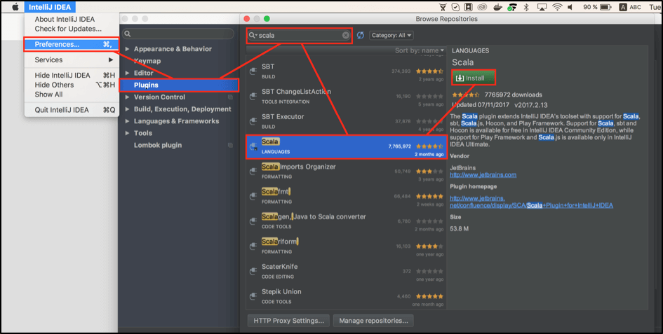 gatling tests implementation environment