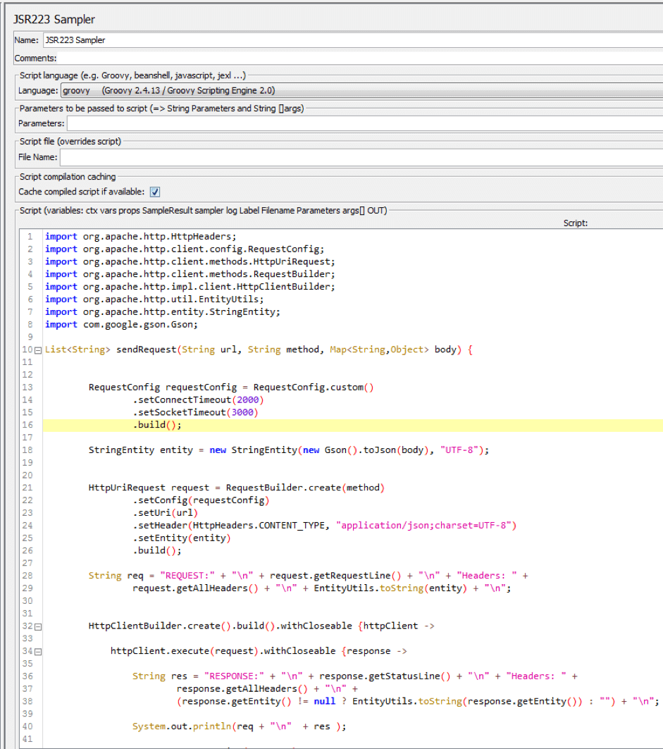 adjusting your http request in jmeter