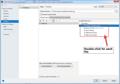 將jmeter文件添加到intellij的想法