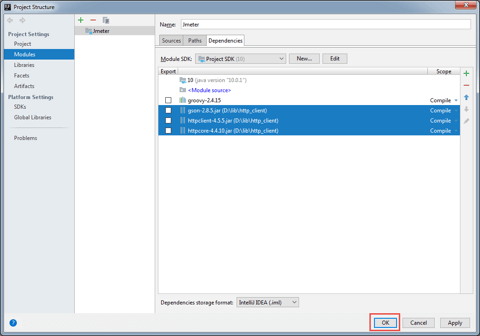 apache jmeter user.classpath jars