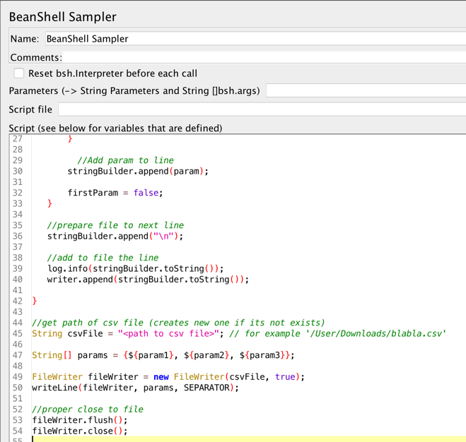 Saving Data to CSV Files With Java Through JMeter DZone