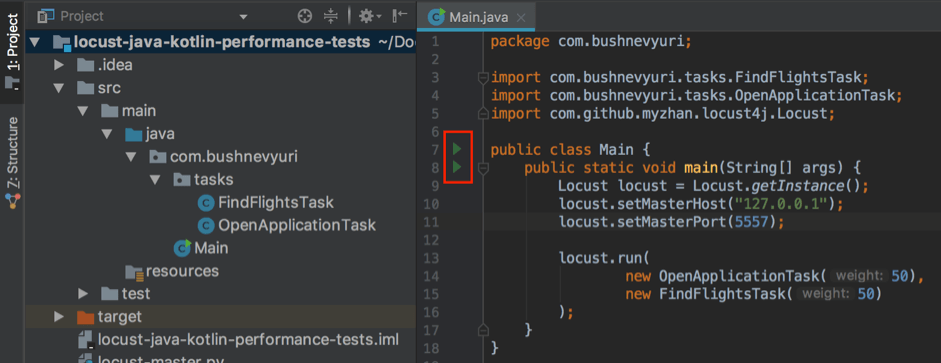 which languages does locust support?