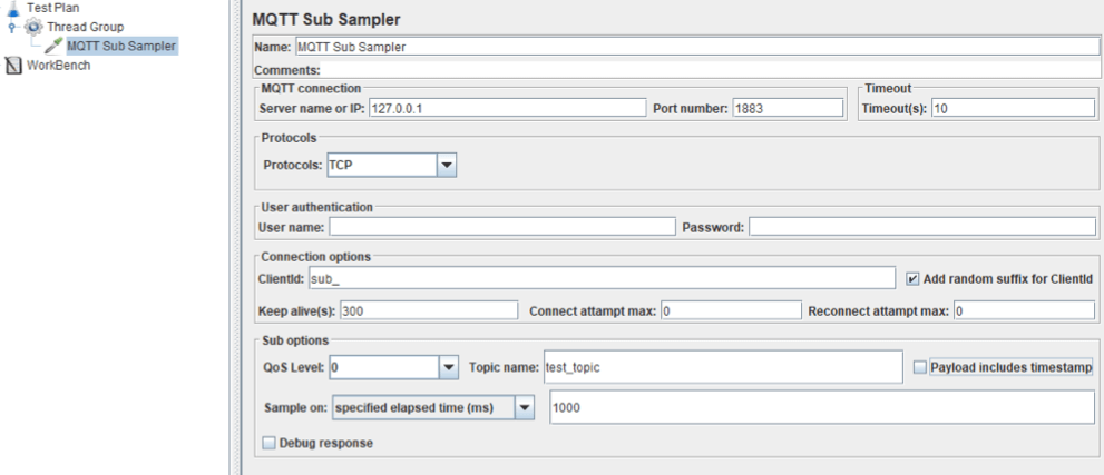 mqtt performance testing with jmeter