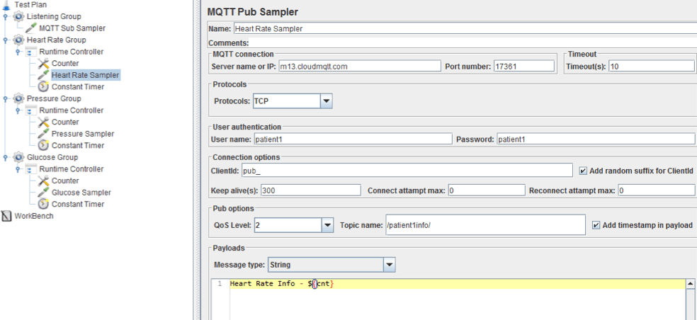 mqtt jmeter load testing