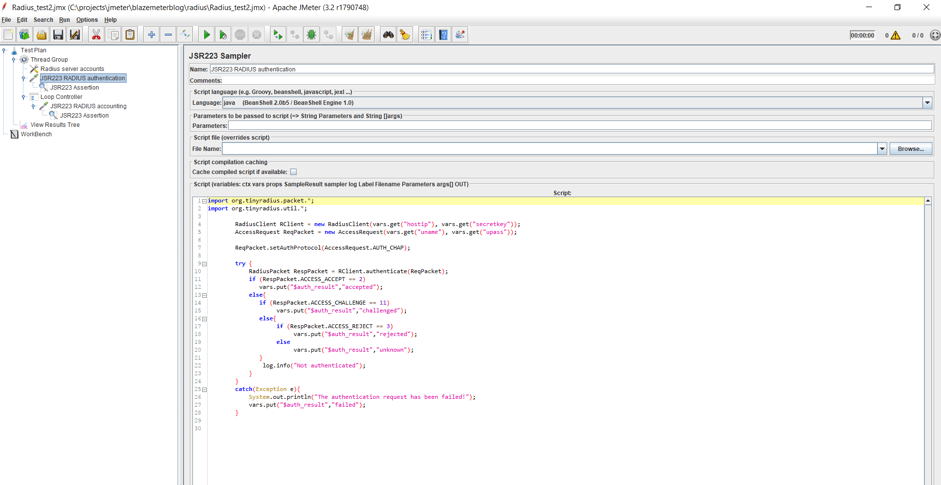 radius test tool