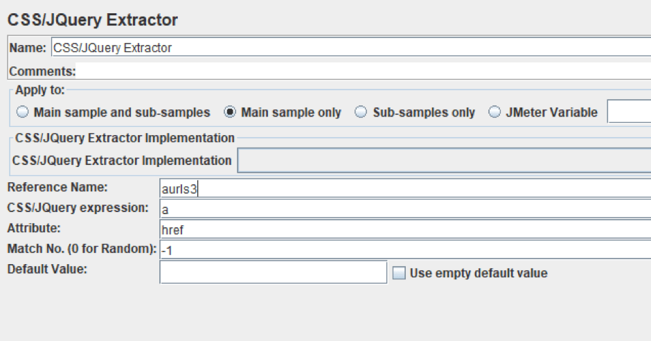 jmeter spidering a site security testing