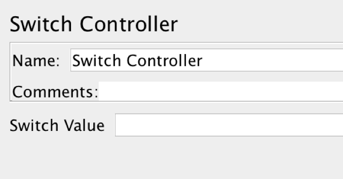 jmeter selection statements switch controller