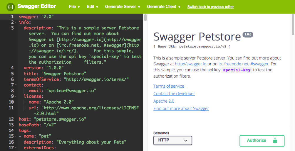 how to use swagger editor