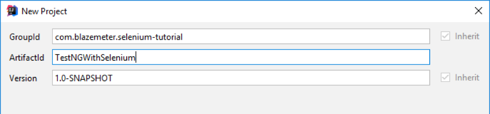 Specifying uniqueid for a selenium testng test