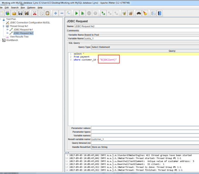 How To Initialize Database Variables And Assign Them Values In Jmeter Blazemeter