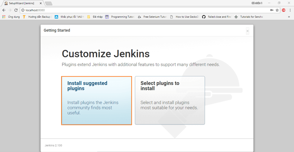 getting started with jenkins
