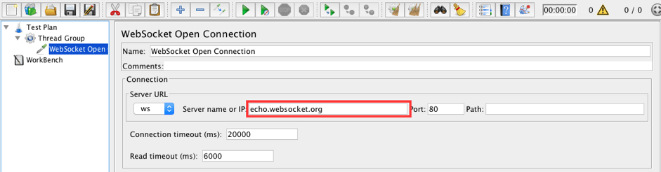 WebSocket Open Connection