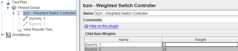 guide for using the weighted switch controller