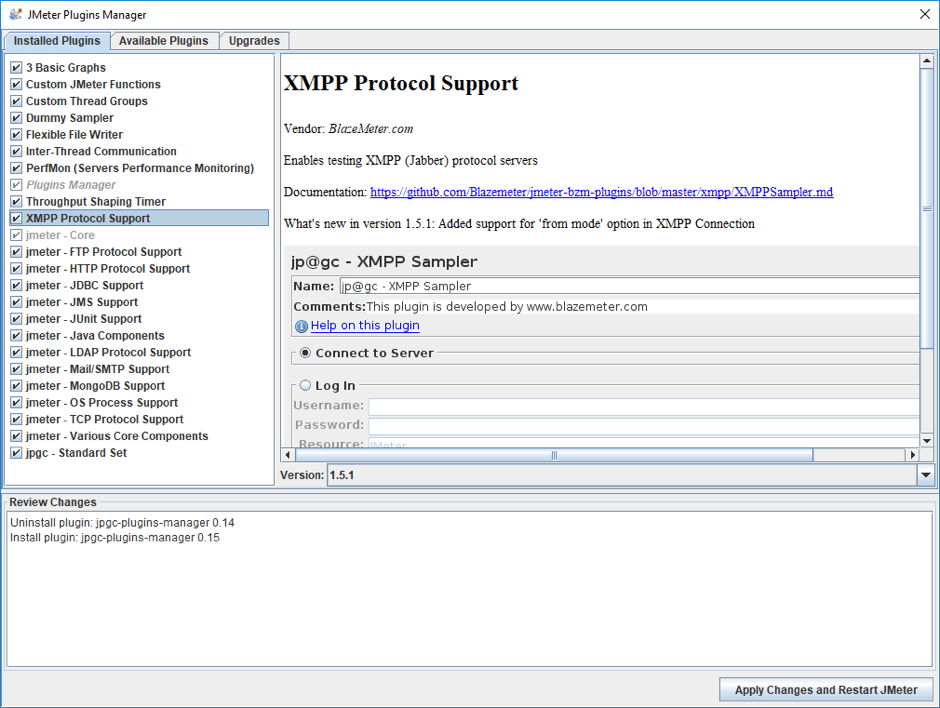 xmpp load testing with jmeter