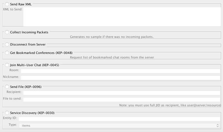 jmeter load testing xmpp