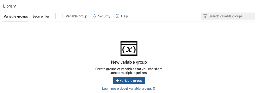Variable Group in Azure DevOps