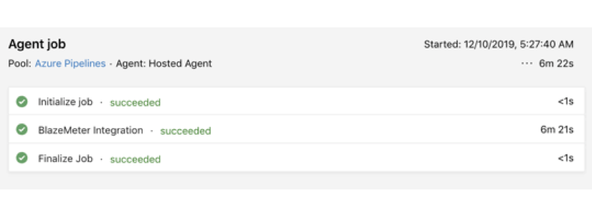 Agent job screen