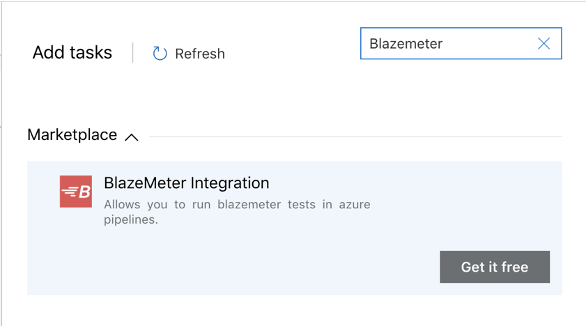 BlazeMeter Extension in the Azure DevOps Marketplace