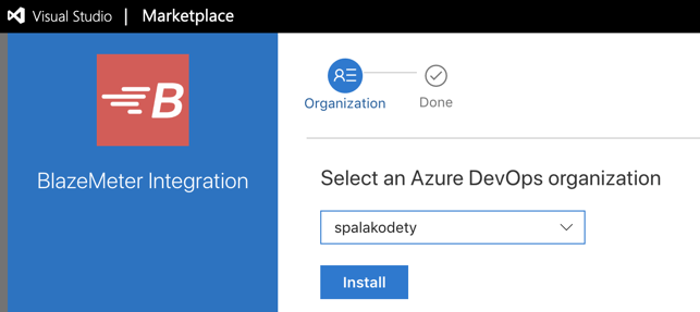 Adding Azure DevOps Blazemeter Extension to your organization