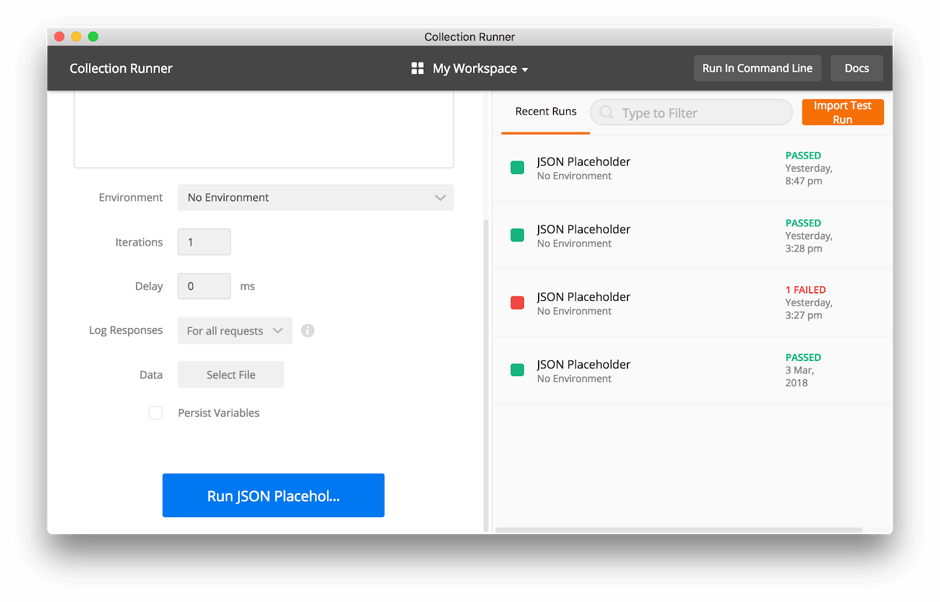 docker postman newman