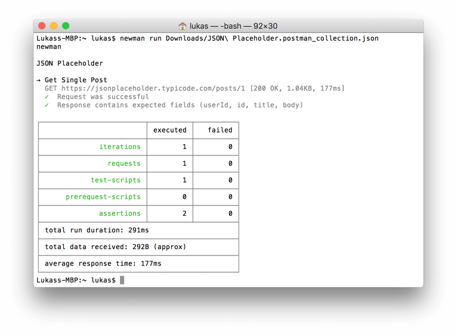 postman newman upload files