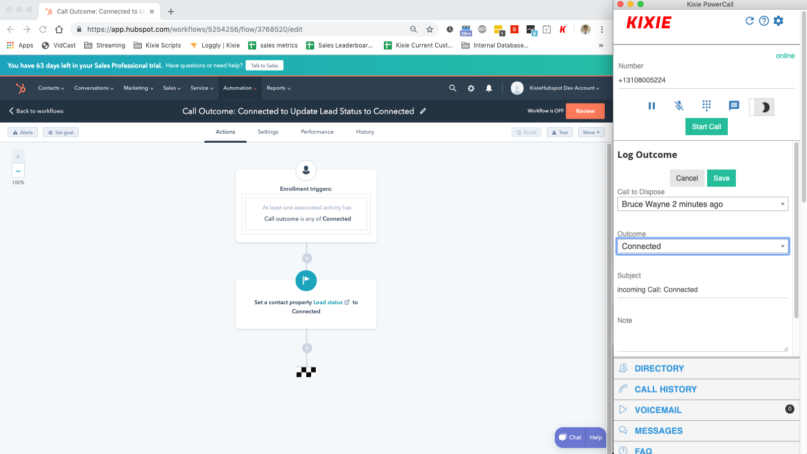 Kixie PowerCall and SMS HubSpot Integration Connect Them Today
