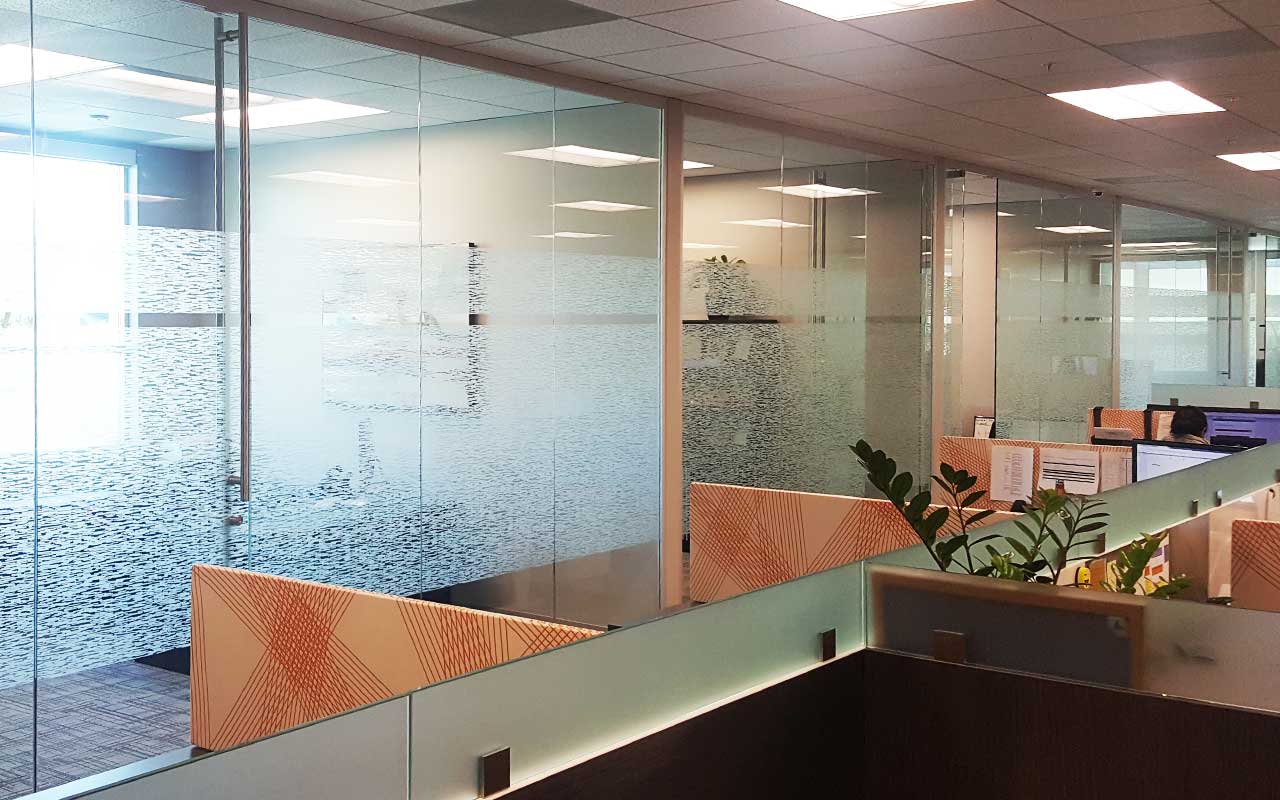Privacy film- frosted glass vinylSignCrafters-Stamford, CT