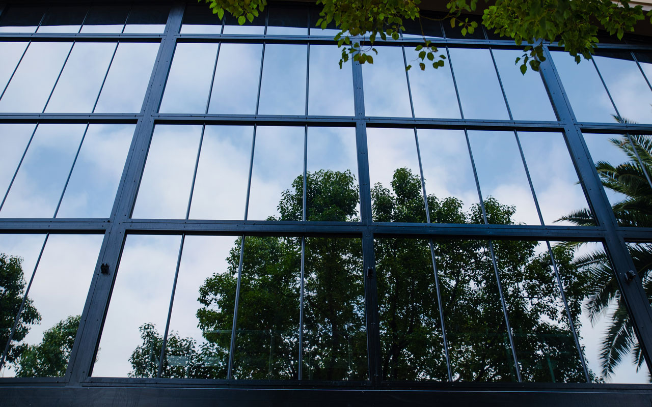 thumbnail image 2 of Silver Mirrored Window Film – Solar Tint Reflective – Home & Building Use – Modern Style 2 of 3