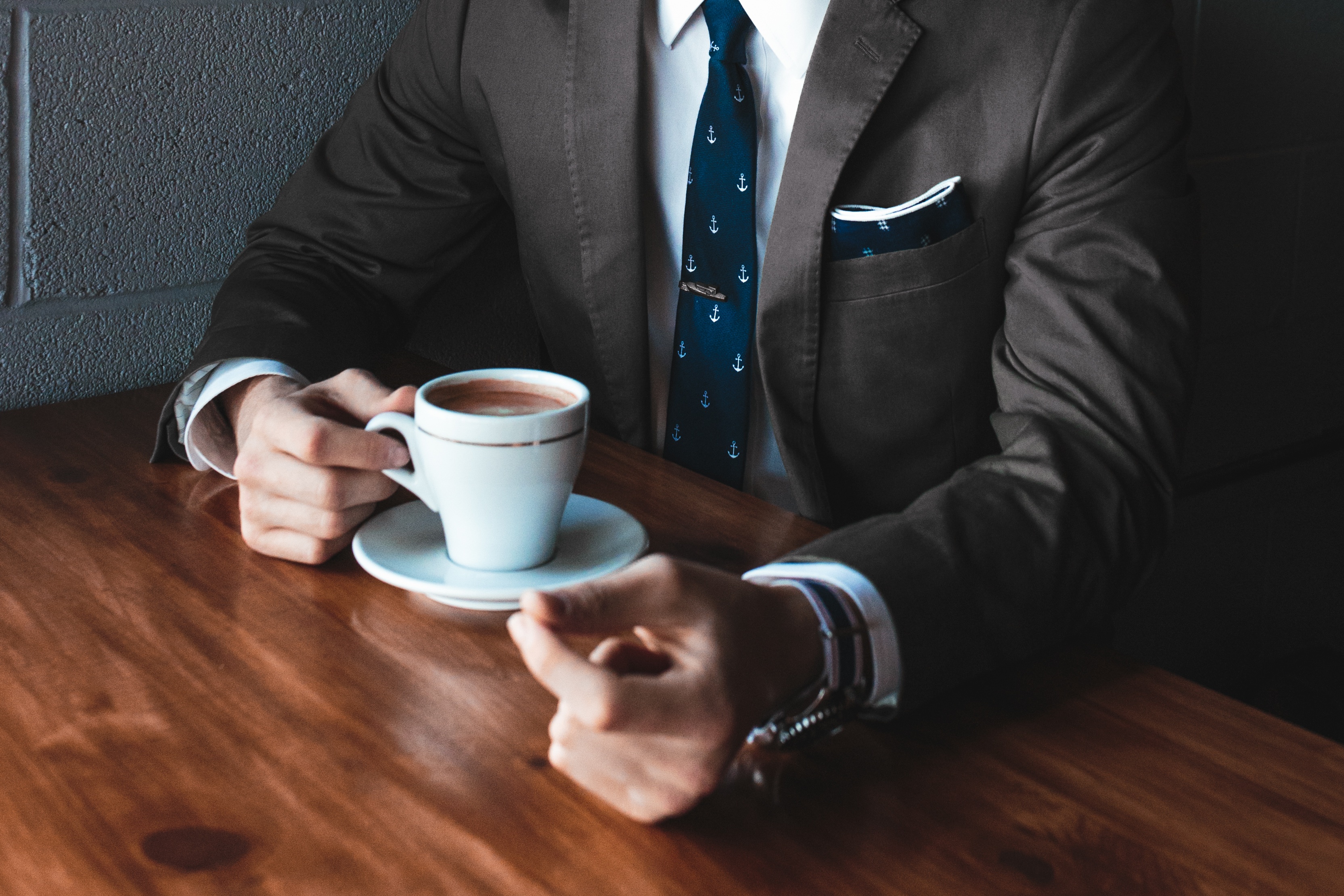 suit-wearing coffee-drinking buyer persona