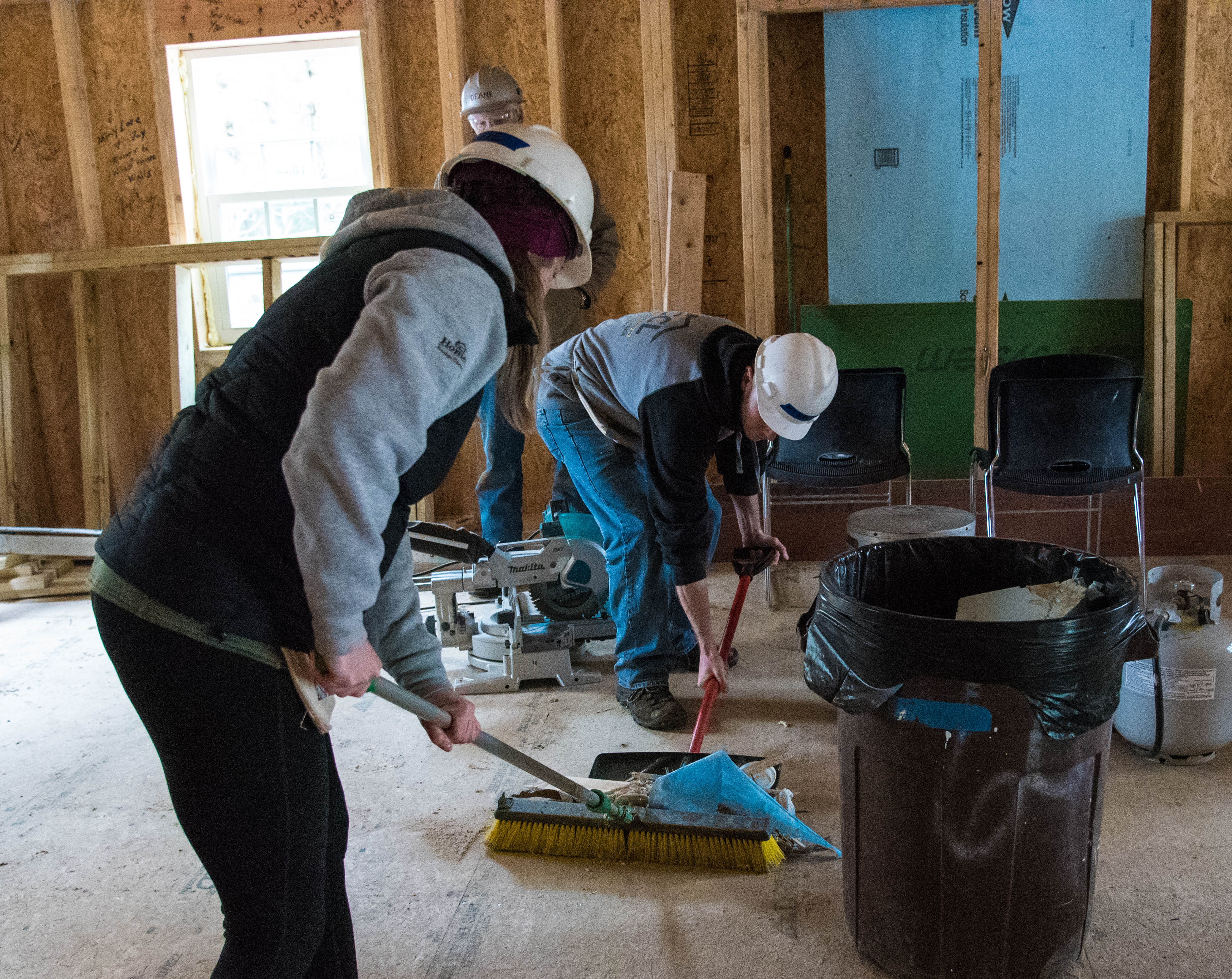 Habitat for Humanity Build clean up