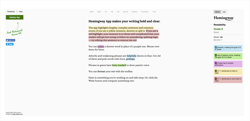 Make your writing bold Make your writing bold