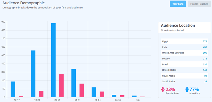 Audience demographics Audience demographics