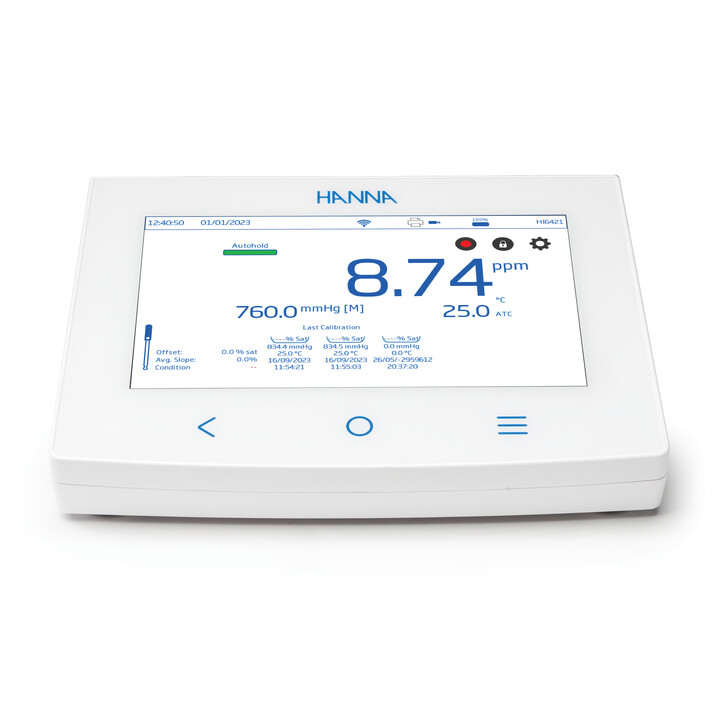 Hanna Advanced Dissolved Oxygen Benchtop Meter - HI6421