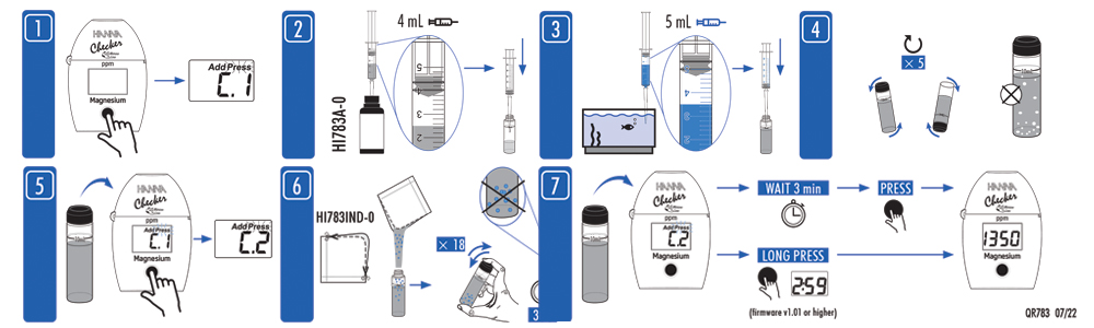 Marine Magnesium Checker® HC - HI783
