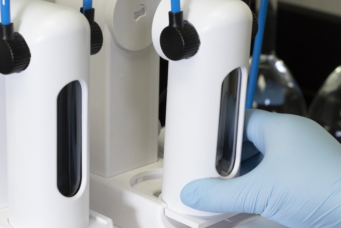 Exchangeable burette system